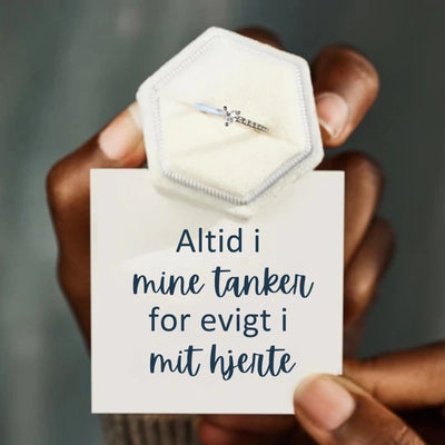 Mor & Datter - For Evigt i Mit Hjerte - Matchende Hjerte Ringe
