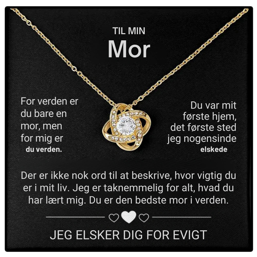 Til Min Mor - Du Er Min Verden - Æble Rose Æske