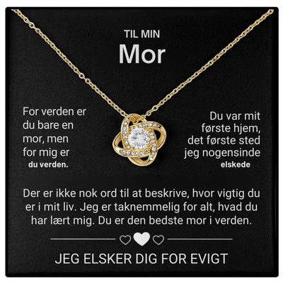 Til Min Mor - Du Er Min Verden - Æble Rose Æske